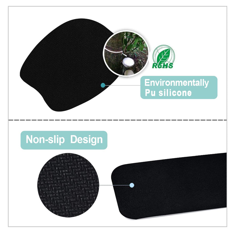 [Australia - AusPower] - Keyboard Wrist Rest Mouse Pad Wrist Support for Computer/Laptop Memory Foam Keyboard Pad Ergonomic Hand Rest Wrist Cushion for Home Office Gaming - Green Marble 