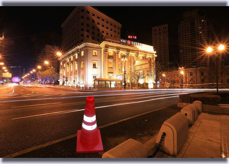 [Australia - AusPower] - 18 inch Collapsible Traffic Cones/Traffic Cone Sign/Multi Purpose Pop up Reflective Safety Cone,Orange 