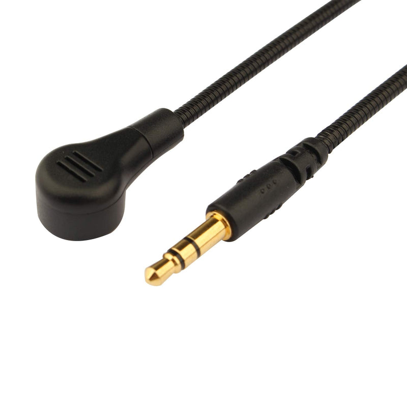 [Australia - AusPower] - Futheda 3.5mm Replacement Game Mic Microphone Boom Compatible with Turtle Beach Ear Force Gaming Headsets Xbox One PS4 Switch Mac PC Computer Gaming Headphones 