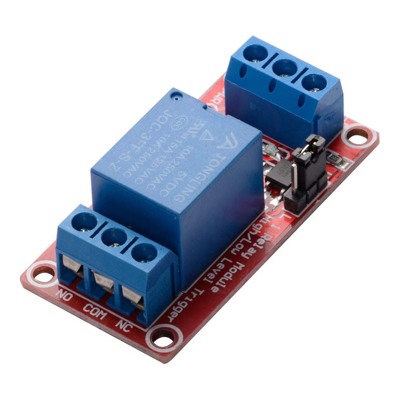 [Australia - AusPower] - 6Pcs DC 5V 1 Channel Relay Module Board Shield with Optocoupler Isolation Support High/Low Level Trigger 