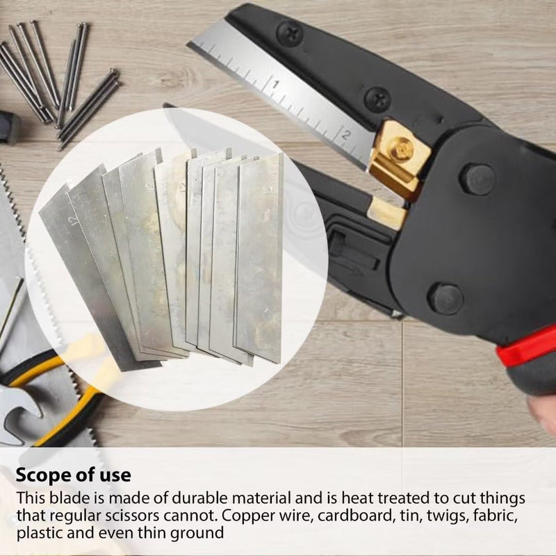 [Australia - AusPower] - 10pcs 2.5 in Blades w/Storage box for Craftsman Handi-Cut 37300 37310 37200 301 Accu-cut 