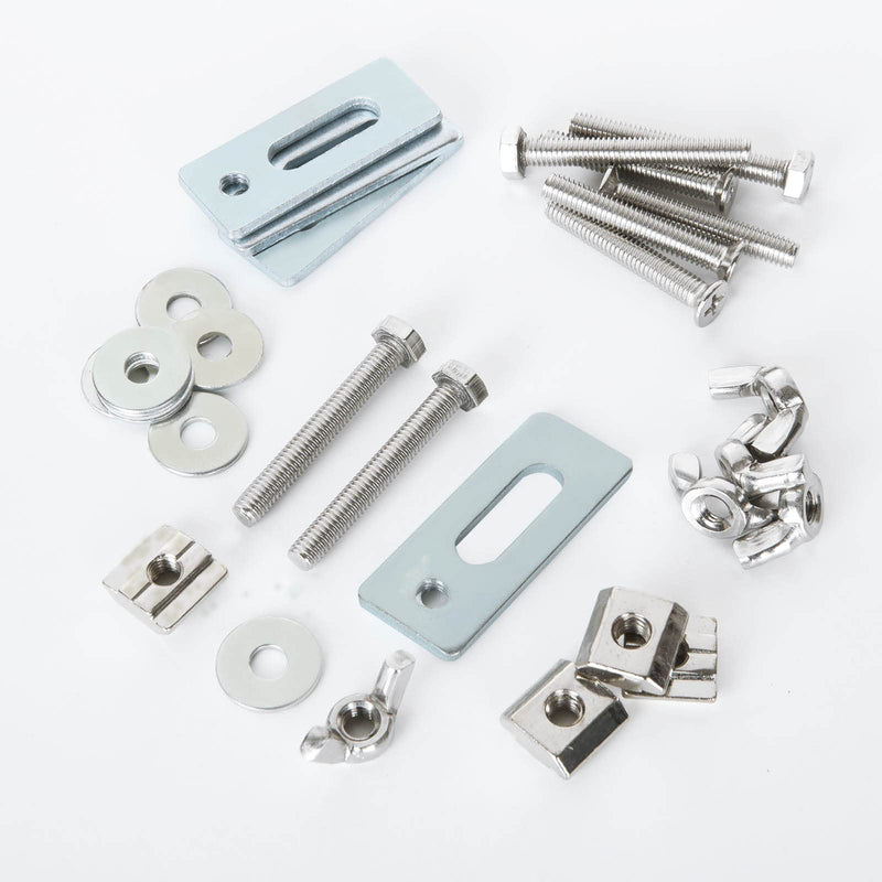 [Australia - AusPower] - 8 Pcs T-Track Mini Hold Down Clamp Kit Antislip Horizontal Quick Release Small clamps Compatible with 3018-PRO, 3018-MX3, 3018-PROVer, 1810-PRO CNC Router Machine 