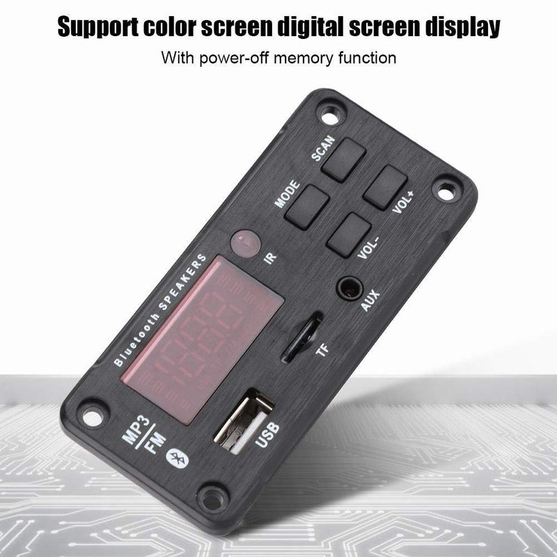 [Australia - AusPower] - Bluetooth MP3 Decoding Board, Lossless Car Stereo Audio Bluetooth5.0 MP3 Decoder Board MP3 / WMA / WAV / FLAC / APE Color Screen Display Decoding Module 