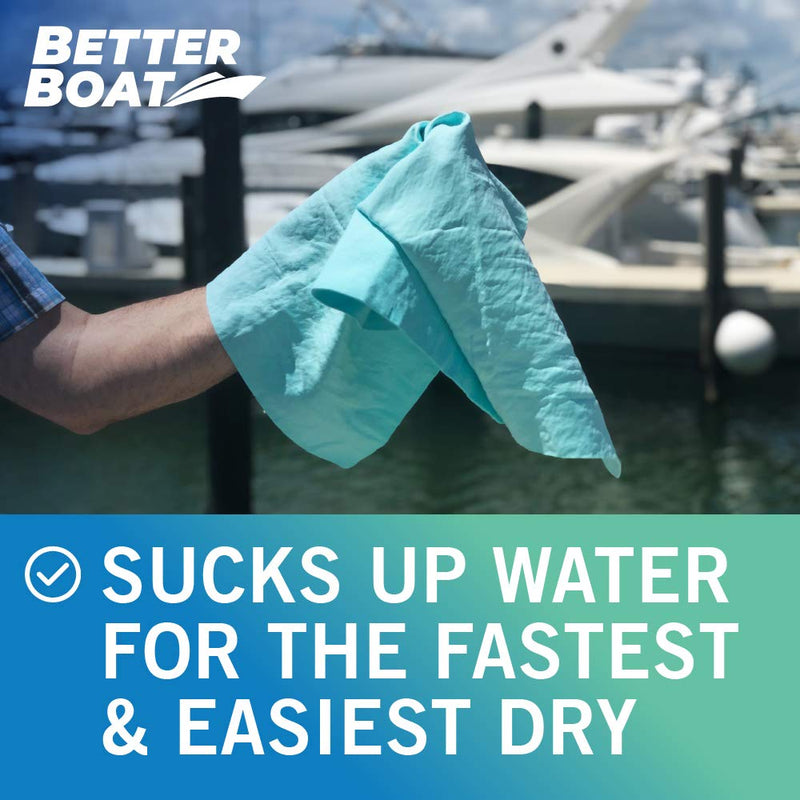 [Australia - AusPower] - Super Absorbent Towels Drying Chamois Cloth Synthetic Smooth Boat Towel Shammy Towel for Car Drying Towel Marine Grade Car Towel Cleaning Supplies Wash Chamois Towel Dry 