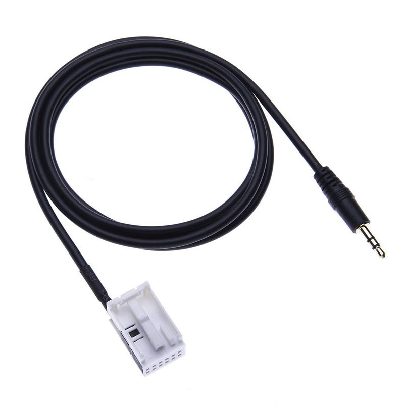 [Australia - AusPower] - Car AUX Input Mode Cable 3.5mm Aux Jack Radio Lead Adapter for Mercedes M Class W251, W164, R W221, W251, S W221, R230, SL R230, CL (2004-2006) | 5ft 