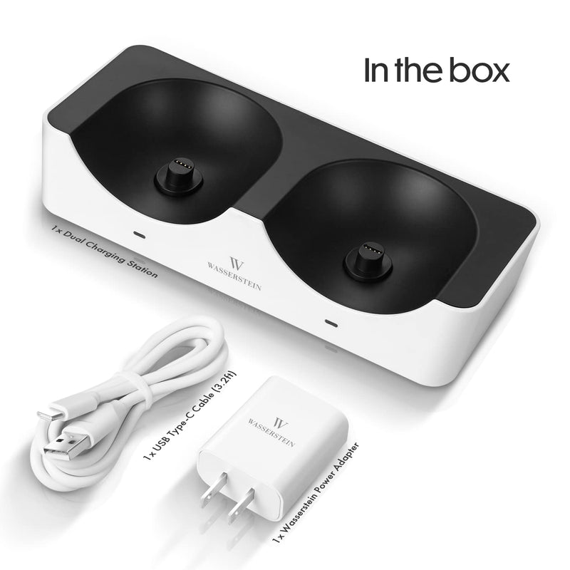 [Australia - AusPower] - Wasserstein Charging Station Compatible with Google Nest Cam (Battery) - Dual Charging Slot for Nest Cam 