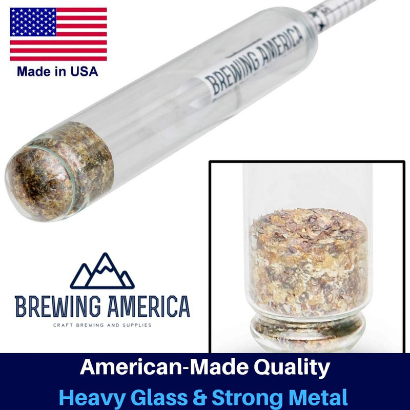 [Australia - AusPower] - Maple Syrup Hydrometer Density Meter for Sugar and Moisture Content Measurement for Consistently Delicious Pure Syrup – Made in America - BRIX & Baume Scales - Easy Read Red Line Calibrated 