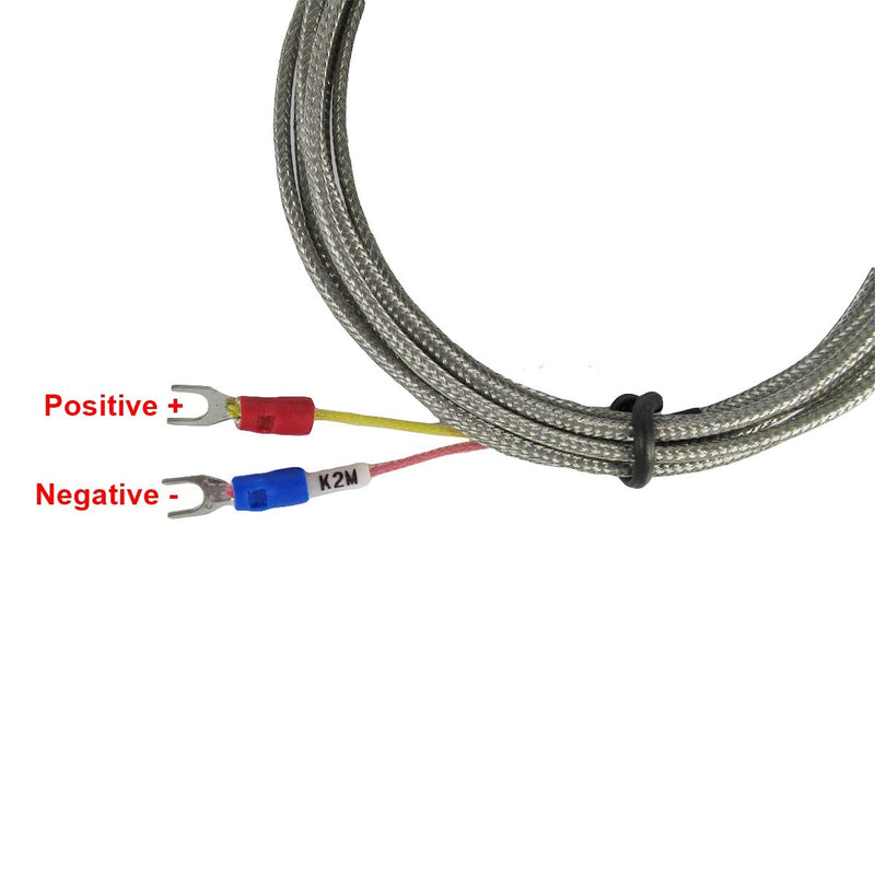 [Australia - AusPower] - Universal Cylinder Head Temperature CHT Sensors K Type Thermocouple with 18mm Inner Diameter Washer & 10 feet Cable 