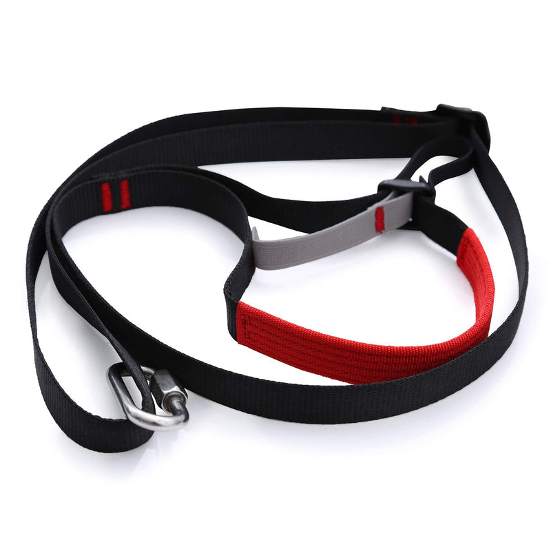 [Australia - AusPower] - Wildken Adjustable Climbing Ascender Sling Foot Loop Ascender Webbing Sling for Outdoor Mountaineering, Rock Climbing, Expedition, Caving, Rescue and Aerial Work 