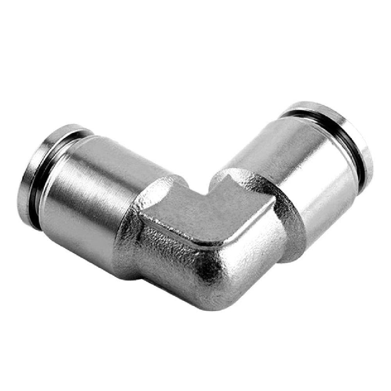 [Australia - AusPower] - Beduan Push to Connect Fitting Elbow, 1/4" Tube OD 304 Stainless Steel 90 Degree Quick Connect Adapter Union Splicer Joiner Mender 1/4 " 