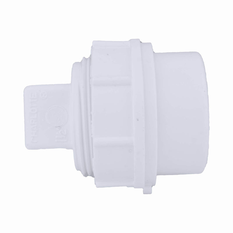 [Australia - AusPower] - CHARLOTTE PIPE 1 1/2 DWV FTG C/O ADAPTER W/CO PLUG DWV (DRAIN, WASTE AND VENT) ( 1 Unit Piece ) 1 1/2 Inch ( EACH qty: 1 ) White 