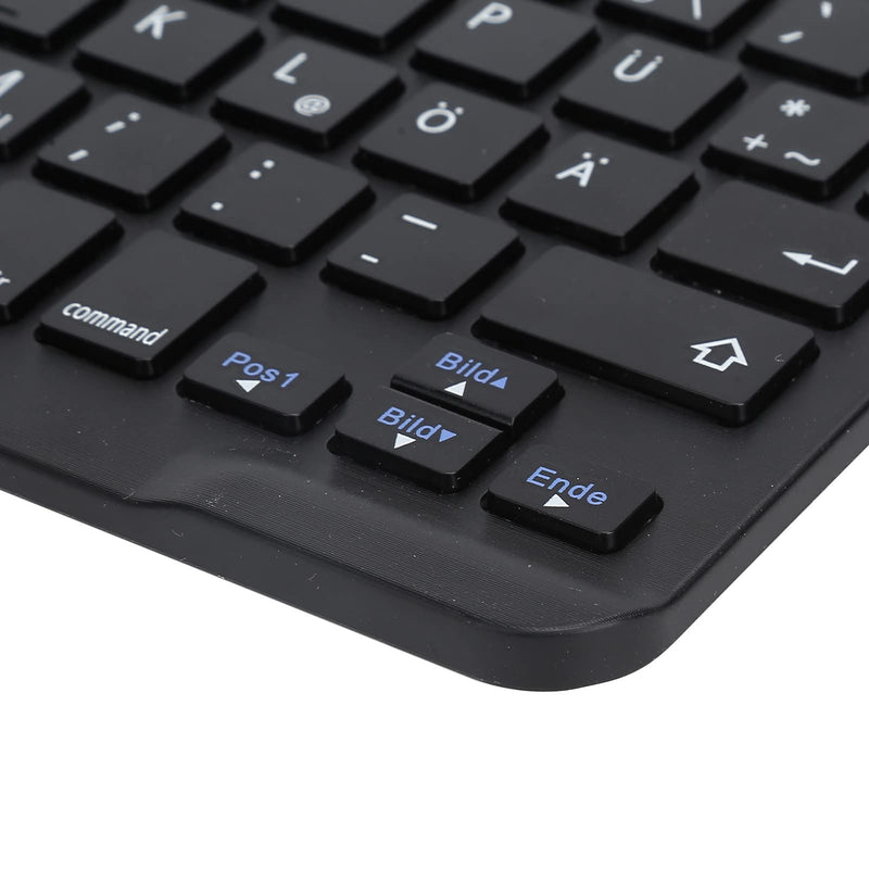 [Australia - AusPower] - German Keyboard 10Inch Keyboard German Layout USB Computer Keyboard for Laptops, PC(Black) black 