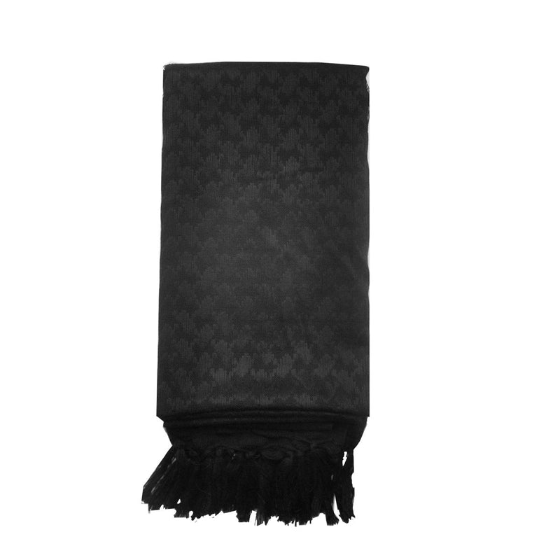 [Australia - AusPower] - Explore Land Cotton Shemagh Tactical Desert Scarf Wrap Black 