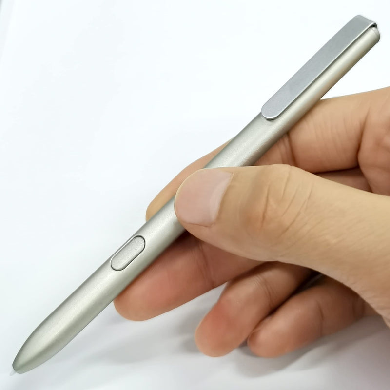 [Australia - AusPower] - Tab S3 Pen Replacement EJ-PT820BBEGUJ Stylus for Samsung Galaxy Tab S3 9.7 inch SM-T820 SM-T825 SM-T825Y with TAB S3 Touch S Pen Tips T820 Pen Nibs Tweezer with Needle Repair Part Accessories (Silver) Silver 