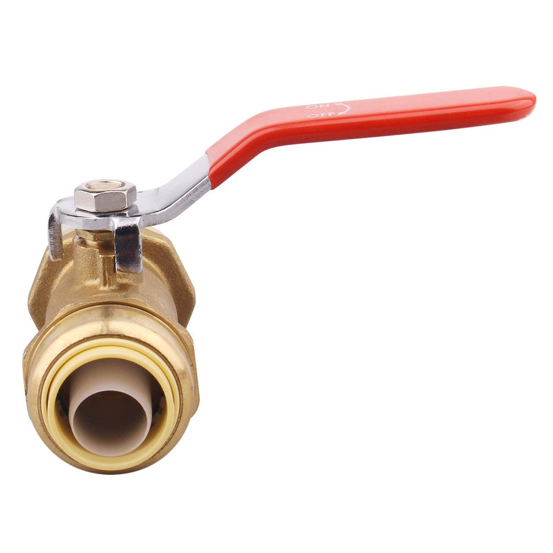 [Australia - AusPower] - DERNORD Ball Valve 3/4 Inch, Push-Fit Valve ,Water Valve Shut Off, Push-to-Connect Fittings for PEX, Copper, CPVC Pipe 