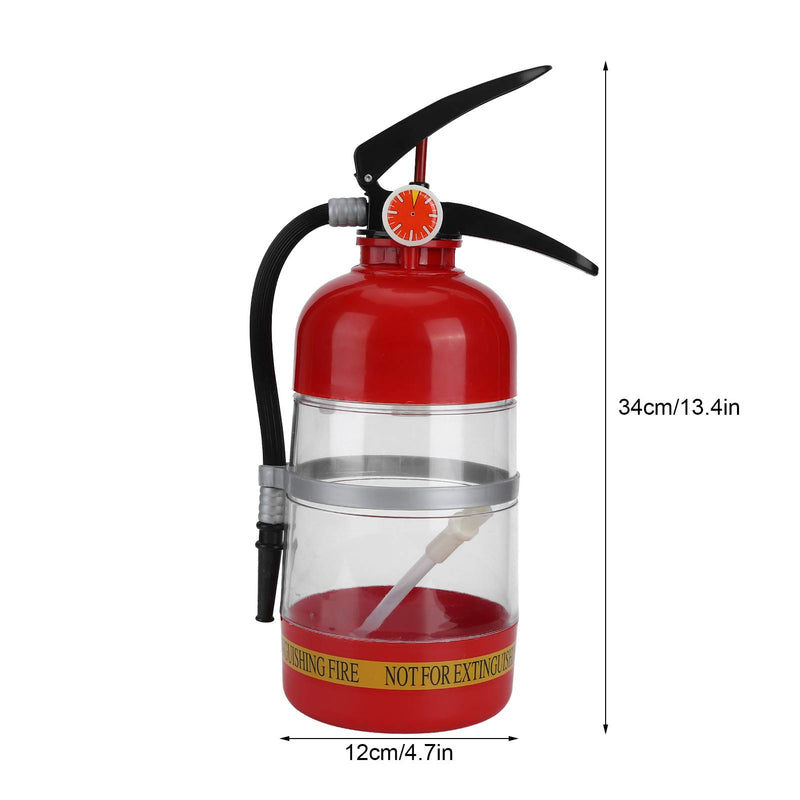 [Australia - AusPower] - Fire Extinguisher Shape 2L Delicate Liquor Dispenser, Portable Acrylic Beer Dispenser, Home Banquet Hotel for Beer Camping Beverage Cocktail Liquor Wine 