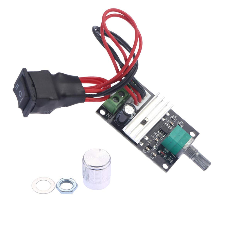 [Australia - AusPower] - LEDMOMO 1203BB 6V 12V 3A 80W DC Motor Speed Controller (PWM) Adjustable Motor Driver Switch 