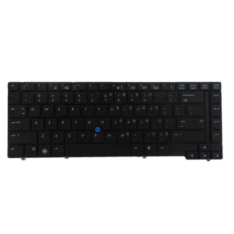 [Australia - AusPower] - SUNMALL New Keyboard Replacement with Pointer Compatible with HP EliteBook 8440p 8440w Series Black US Laptop Compatible with Part Number 594052-001 598042-001 … 