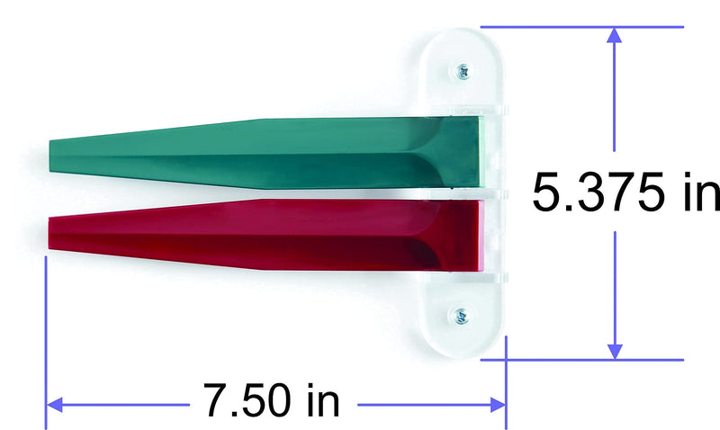 [Australia - AusPower] - Exam Room Signals - Kull Industries - Medical Door Flags for Hospitals, Doctors Offices, Clinics (Designer Colors, 2 Flag System, 7") 7 Inches 2 Flags 
