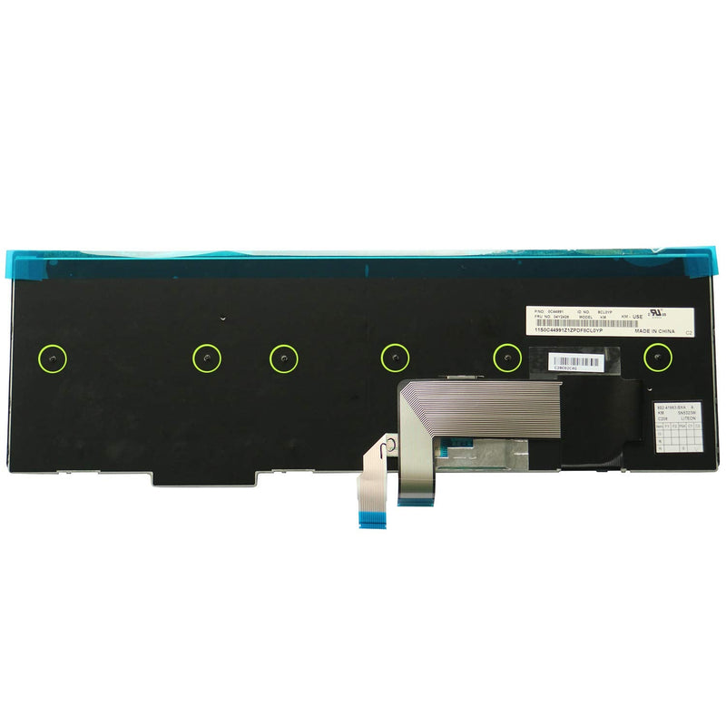 [Australia - AusPower] - AUTENS Laptop Replacement Keyboard for Lenovo ThinkPad T540 T540p L540 W540 W541 T550 W550 W550s T560 L560 L570 P50s Laptop No Backlight (6 Fixing Screws) 
