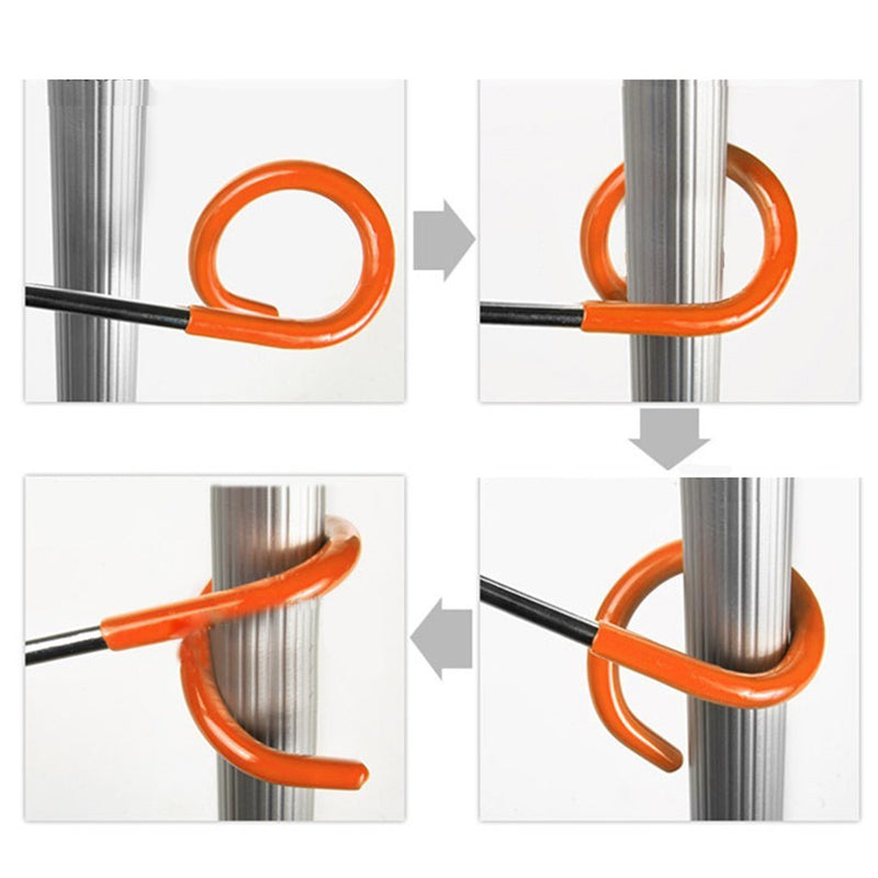 [Australia - AusPower] - Icasa Camping Hook Hanger, 2 Set of Multi-Purpose Camping Light/Lamp Hook, Outdoor Equipment,Strong Hanger for Camping, Travel; Adventure Tool; Sports Accessory; Organizing Gadget 