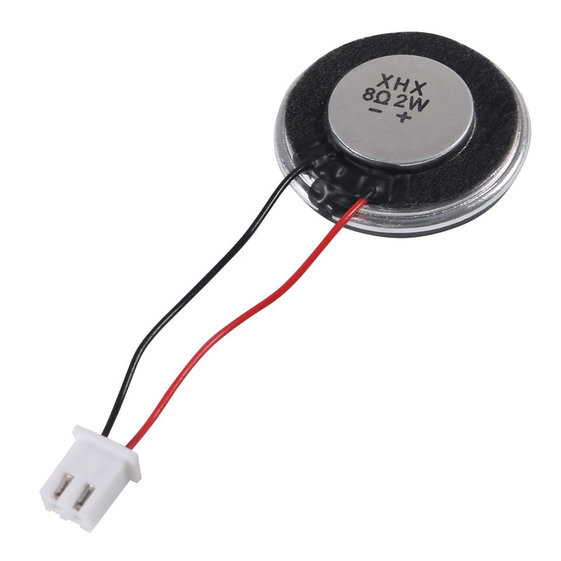 [Australia - AusPower] - 8Pcs 8 Ohm 2W Speaker 8ohm Round 28mm Loud Speakers Compatible with Small Loudspeaker Audio MP3 MP4 Player Speaker 8Pcs 8 Ohm 2W withTerminal 