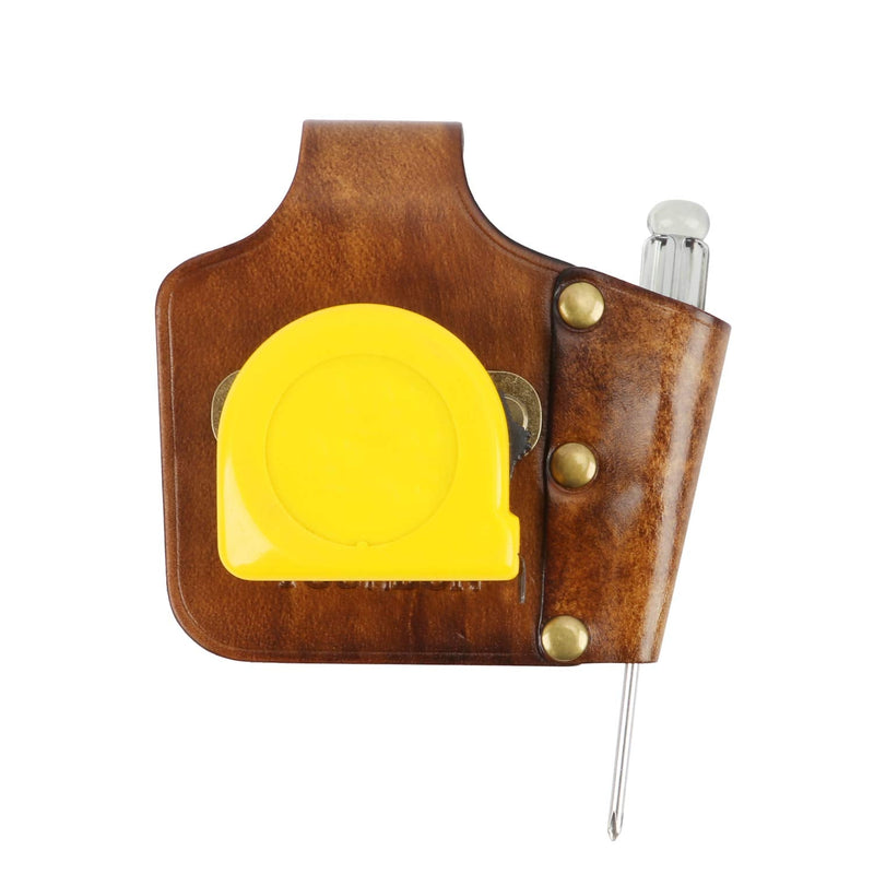 [Australia - AusPower] - Tourbon Leather Tape Measure Holster Belt Tool Loop 