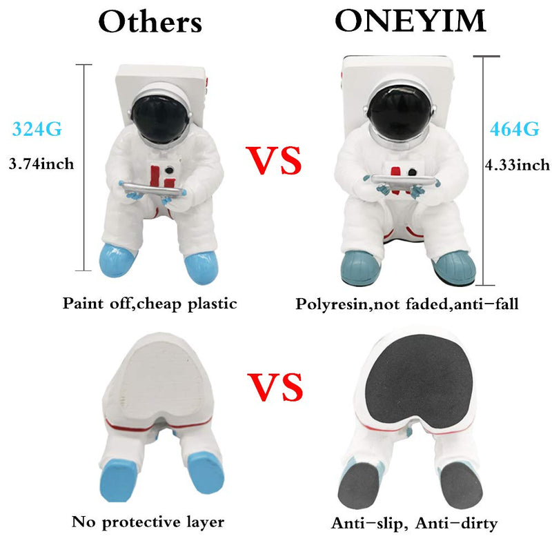 [Australia - AusPower] - ONEYIM Phone Holder for Desk, Creative Astronaut Cell Phone Stand Tablets Phone Holder Phone Supporter for iPhone, Ipad, Samsung Phone (A) A 