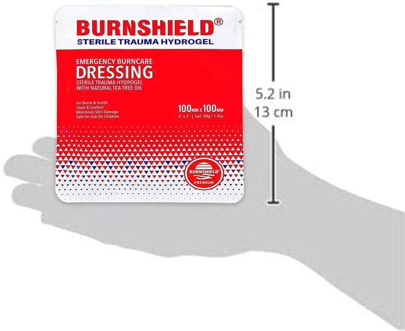 [Australia - AusPower] - Burnshield 4" X 4" Burn Dressing, Sterile - 25 Count 