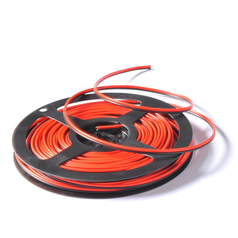 [Australia - AusPower] - WESIRI 32.8ft/10m 2 Pin 20AWG Electrical Extension Cable Red Black Stand Connection 2 Conductor Line Cord Hook Up Wire for 5050 2835 3014 Single Colour Flexible LED Tape Light 