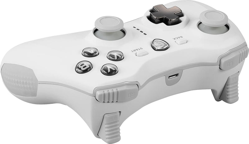 [Australia - AusPower] - MSI Force GC30V2 White Wireless Gaming Controller, Dual Vibration Motors, Dual Connection Modes, Interchangable D-Pads, Compatible with PC & Android Force GC30 V2 WHITE 