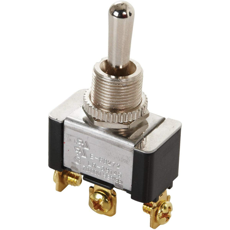 [Australia - AusPower] - Gardner Bender GSW-117 Heavy-Duty Electrical Toggle Switch, SPDT, Mom ON-OFF-Mom-ON, 20 A/125V AC, Screw Terminal 