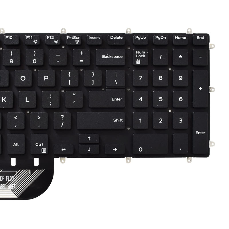 [Australia - AusPower] - SUNMALL Replacement Keyboard Compatible with Dell Inspiron 3579 3583 3779 5565 5567 5570 5575 5587 7566 7567 7577 7588 5767 5770 5775 7773 7778 7779 Laptop. (No Backlight) 