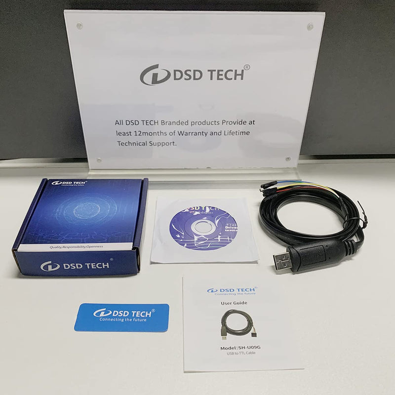 [Australia - AusPower] - DSD TECH SH-U09G USB to TTL Serial Cable Built-in FTDI FT232RL IC 1.8M/5.9FT 