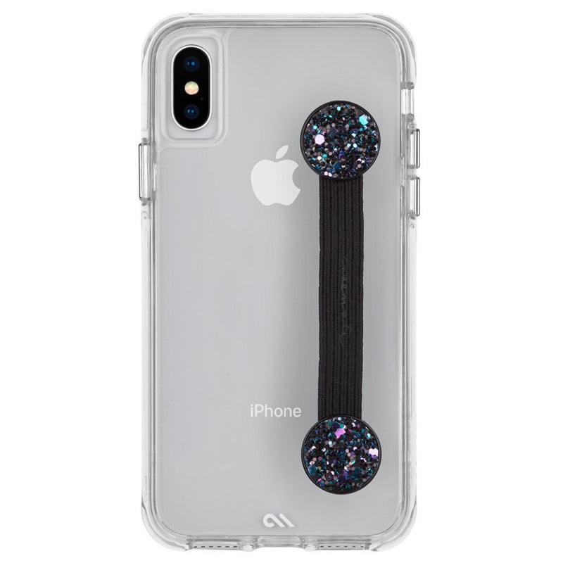 [Australia - AusPower] - Case-Mate - STRAPS - Sparkly - Phone Grip - Phone Strap - Black Glitter 