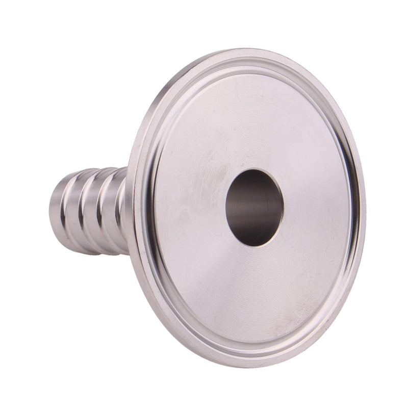 [Australia - AusPower] - DERNORD 2" Tri Clamp to 0.75" Hose Barbed Adapter SUS304 Sanitary Hose Barb Pipe Fitting (3/4 Inch Barb Hose) 3/4 Inch Barb Hose 