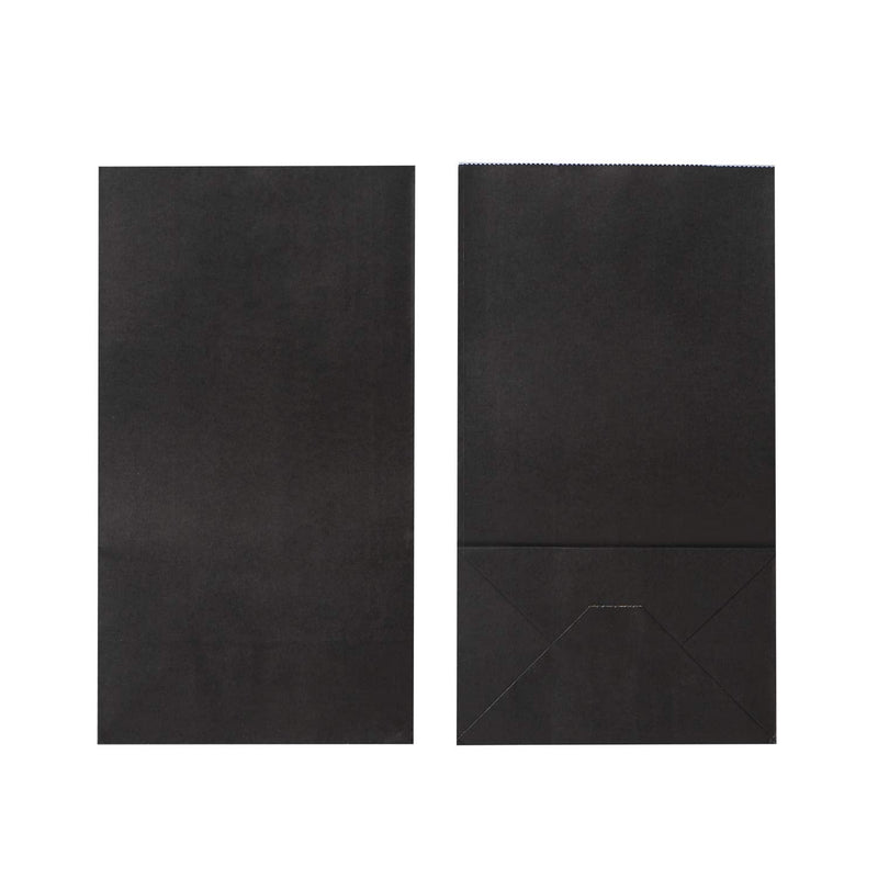 [Australia - AusPower] - Paper Favor Bags - 50 Pack Black Party Favor Kraft Treat Bags for Any Occasions, Halloween, Graduation, DIY Arts, New Years Eve Party - 5 x 3 x 9 Inch 