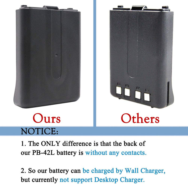 [Australia - AusPower] - PB-42L PB42L 2000mAh Li-ion Battery Compatible for Kenwood TH-F6A TH-F6 TH-F7 TH-F7E THF6A THF6 Portable Radios PB-42Li PB-42 PB42 