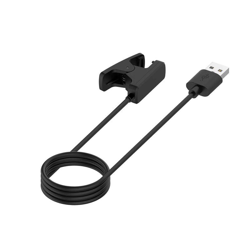 [Australia - AusPower] - Charging Clip Compatible with Garmin MARQ Athlete/Aviator/Captain/Driver/Expedition Smartwatch Charger, 3.3ft USB Data Sync Charge Cradle Dock Adapter Charging Cable - Black 