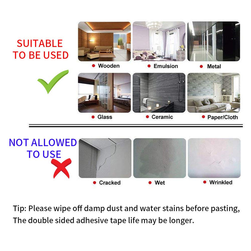 [Australia - AusPower] - Double Sided Adhesive Tape Kaisiking 5mm / 10mm x 25M Heat Resistant High Adhesion Transparent Acrylic Tape, LCD Screen Repair Sticker for Cell Phone Touch Screen Repair 2pcs (5mm+10mm) 