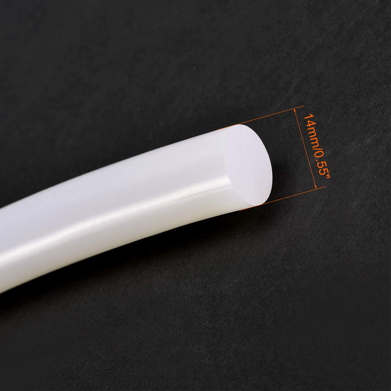 [Australia - AusPower] - uxcell 9/16"(14mm) Soft Silicone Bending Insert Tube for Rigid Tubing 3.3ft Clear 