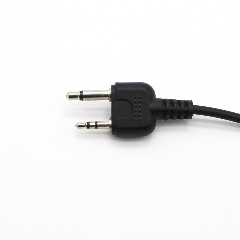 [Australia - AusPower] - Midland Walkie Talkie Earpiece,Covert Acoustic Tube Earpiece Headset with PTT is Compatible with MidlandGXT1000VP4 LXT500VP3 GXT1050VP4 GXT1000XB (2 Pack) 