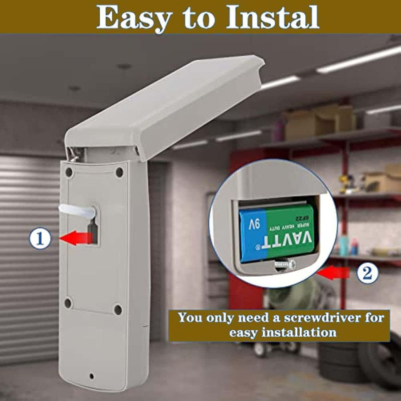 [Australia - AusPower] - Universal Garage Door Opener Keypad for Liftmaster/Craftsman Sears Garage Door liftmaster Garage Door Compatible with All Models of Liftmaster Garage Door Chamberlain Craftsman 877MAX 377LM 977LM .. 