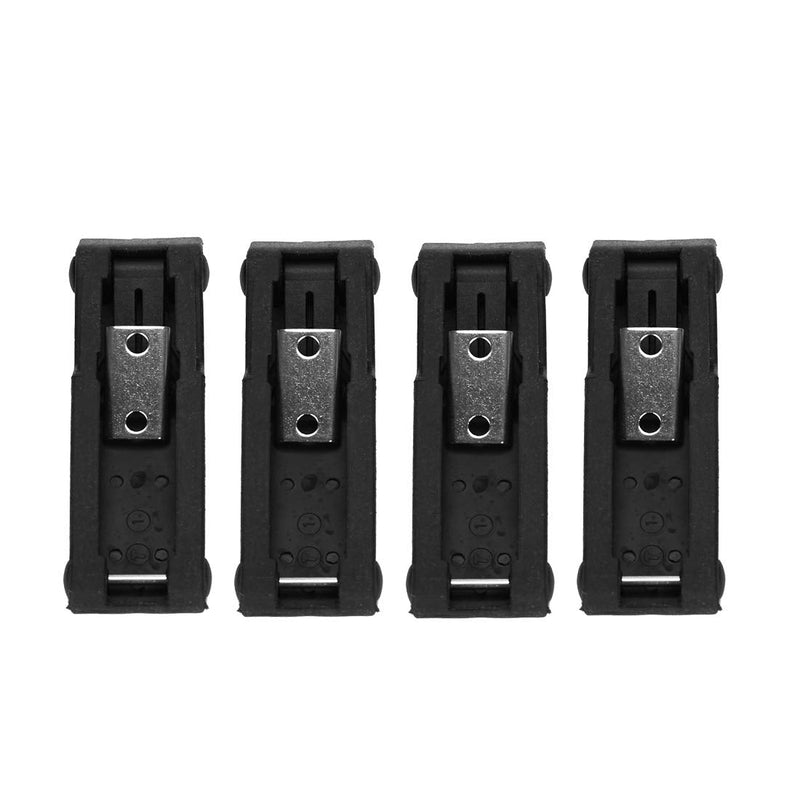 [Australia - AusPower] - ADrivWell 4PCS Flexible Rubber Draw Latch for Cooler, Boat Compartment,Cargo Box with Stainless Steel Keeper and Bracket 