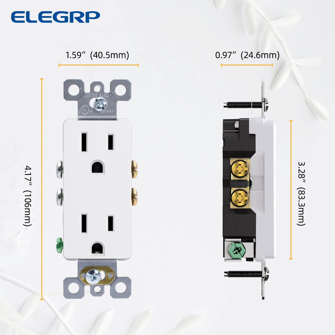 DEWENWILS Wireless Remote Control Outlet, 125V/15A/1875W Remote USB Outlet  Switch, 100FT Control Range, Programmable & Expandable Indoor Remote