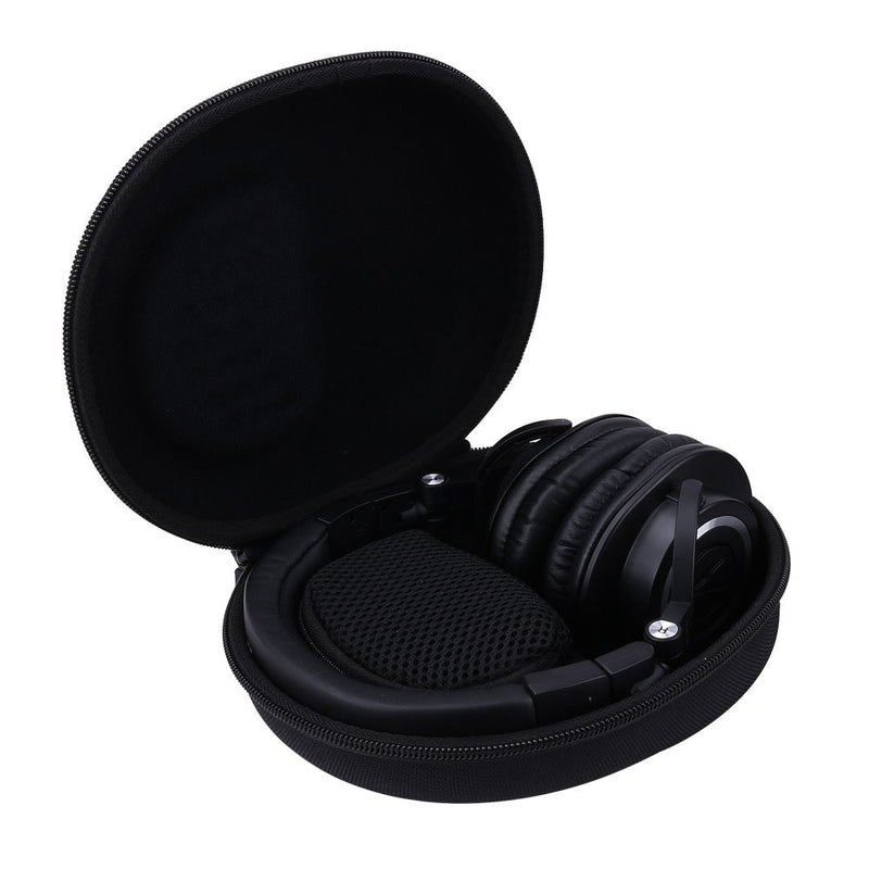 [Australia - AusPower] - Aenllosi Hard Carrying Case Replacement for Audio-Technica ATH-M20x/M30x/M40x/M50x/M60x Professional Studio Monitor Headphones black 