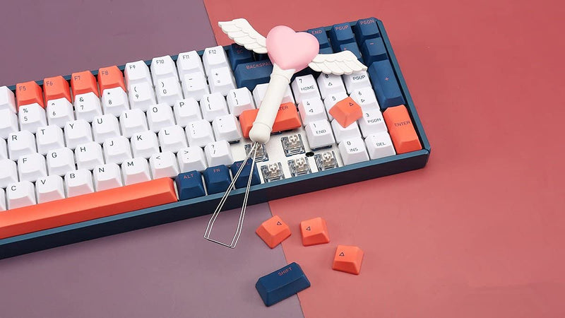 [Australia - AusPower] - FKZ ZOMOPLUS Keycap Puller,Custom Keycap Puller,Cute Fairy Wand Custom Keycap Puller,Mechanical Keyboard Keycap Removal Tool (Fairy Wand) 