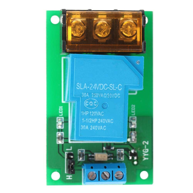 [Australia - AusPower] - Relay Module One Way 30A Optocoupler Isolation Relay Module High Power Relay High/Low Level Trigger YYG-2(24VDC) 