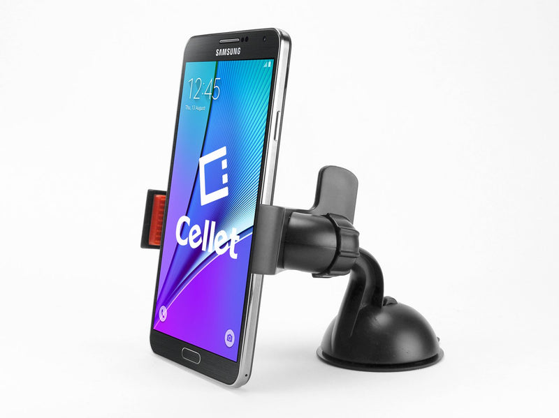 [Australia - AusPower] - Car Phone Mount, Cell Phone Holder for Dashboard & Windshield Mount Stand Compatible for Smartphones iPhone 12 Pro Max Samsung Galaxy Note google Pixel Moto by Cellet 