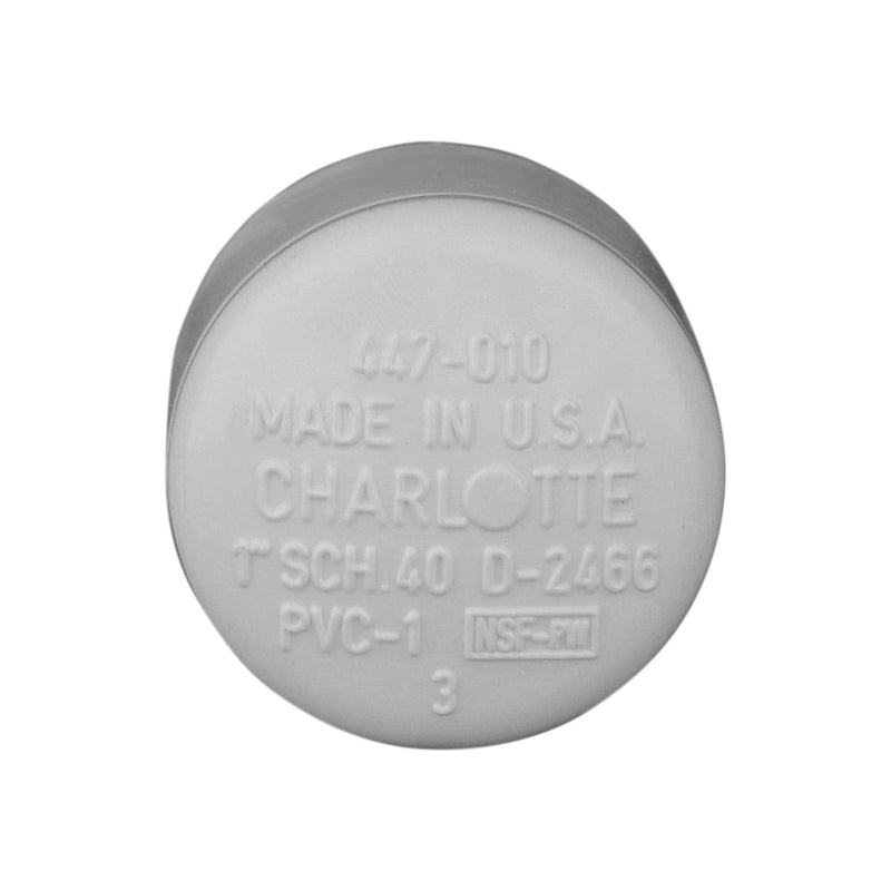 [Australia - AusPower] - CHARLOTTE PIPE 1 SCH 40 Cap Socket Contractor Pack Pressure (10 Unit Bag) 1 Inch ( Bag qty: 10 ) White 
